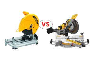 chop saw vs miter saw compared