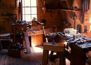 A woodworking space to craft wood lathe ideas