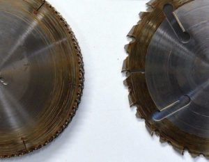 clean table saw blade